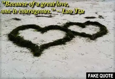 Fake Lao Tzu quote: